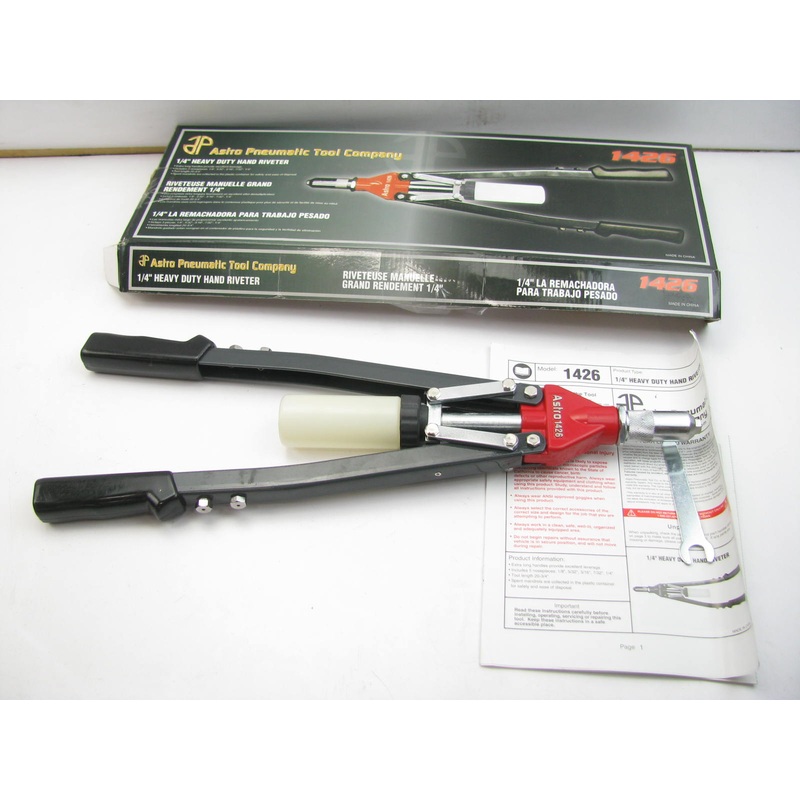 Astro Pneumatic 1426 1/4'' Heavy Duty Hand Riveter