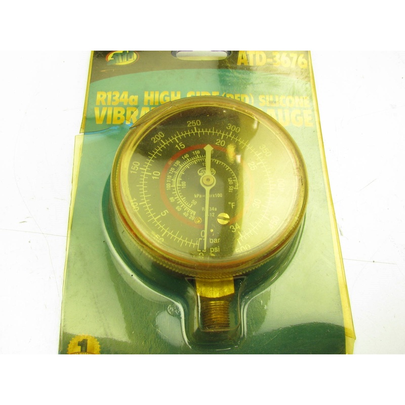 ATD ATD-3676 A/C High Side Pressure Replacement Gauge - Red