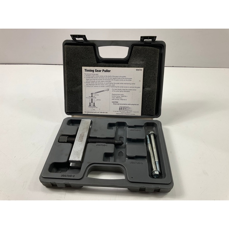 USED #7 Performance Tool W89705 Timing Gear Puller Tool Set