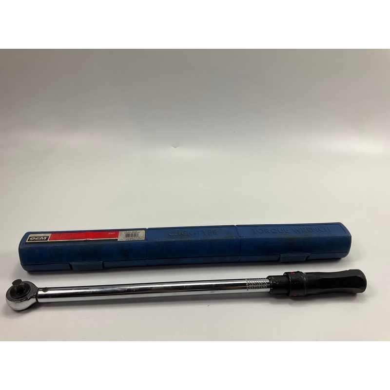 USED #8 - OEM Tools 1/2'' Drive Click Type Torque Wrench (30-250 Ft Lb)