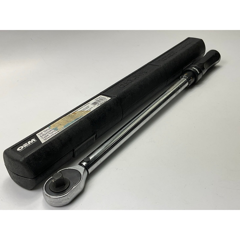 USED #9 - OEM Tools 1/2'' Drive Click Type Torque Wrench (30-250 Ft Lb)