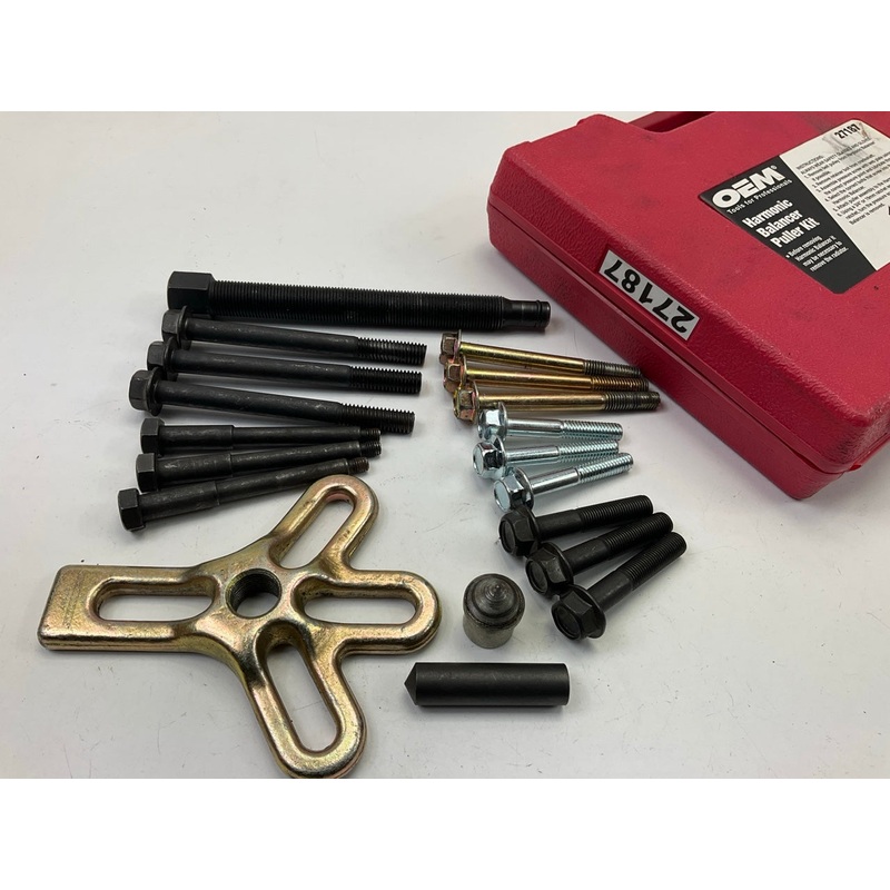 USED #9 - OEM TOOLS 27187 Harmonic Balancer Puller Tool Kit Set