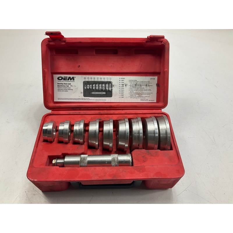 USED #26 - OEM Tools 27119 Bearing And Race Installer Tool Set, Seal Driver Set