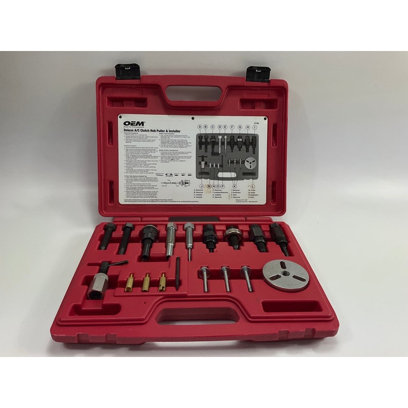 USED #27 OEM TOOLS 27150 A/C Compressor Clutch Hub Removal Install Tool Set Kit
