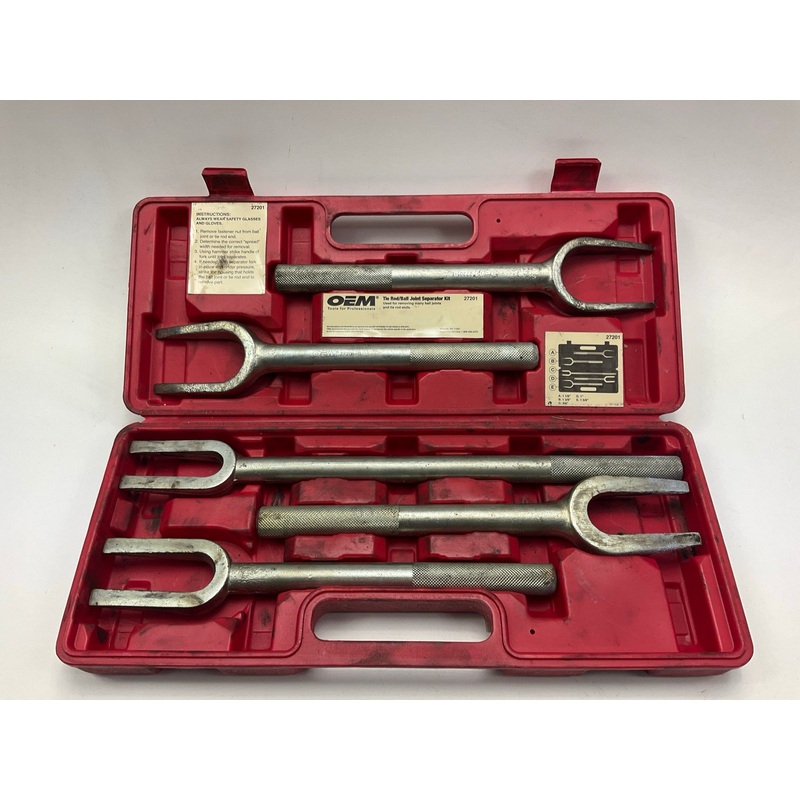 USED #27 OEM Tools 5-Piece Tie Rod Ball Joint Remover Separator Pickle Fork Tool