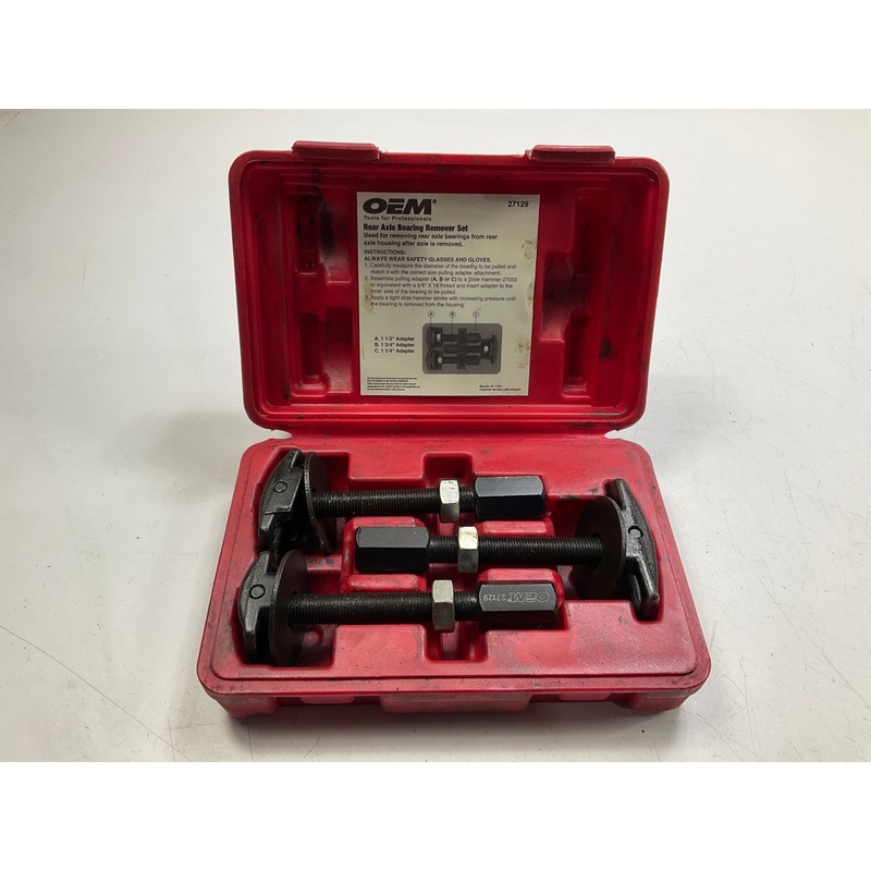 USED #28 OEM Tools 27129 Rear Axle Bearing Remover Tool Set