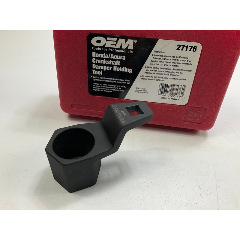 USED #28 - OEM Tools 27176 Crankshaft Damper Holding Tool For Honda / Acura