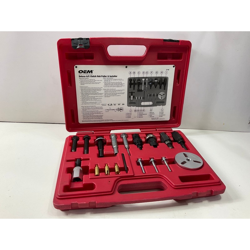 USED #31 OEM TOOLS 27150 A/C Compressor Clutch Hub Removal Install Tool Set Kit
