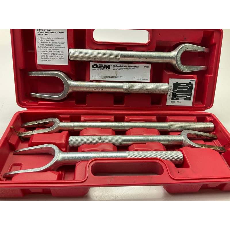 USED #32 OEM Tools 5-Piece Tie Rod Ball Joint Remover Separator Pickle Fork Tool