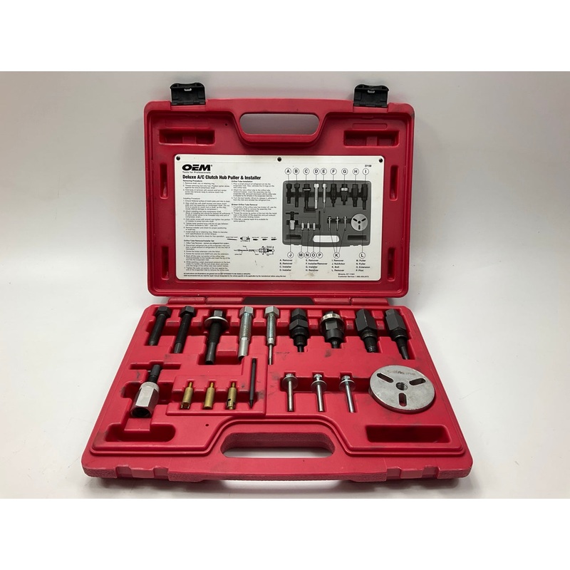 USED #33 - OEM TOOLS 27150 A/C Compressor Clutch Hub Removal Install Tool Set