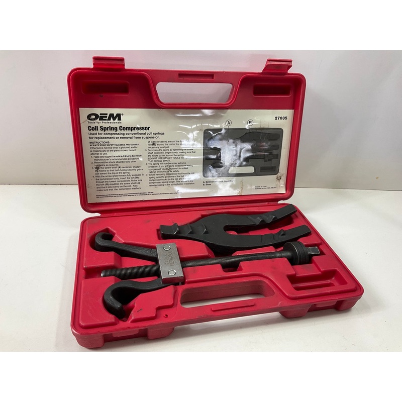 USED #35 - OEM TOOLS 27035 Coil Spring Compressor Tool