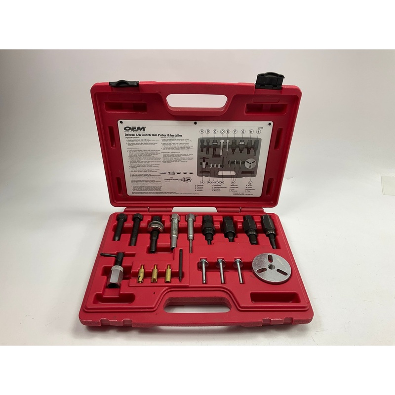 USED #35 - OEM TOOLS 27150 A/C Compressor Clutch Hub Removal Install Tool Set