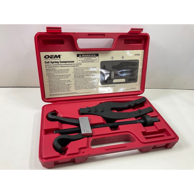 USED #37 - OEM TOOLS 27035 Coil Spring Compressor Tool
