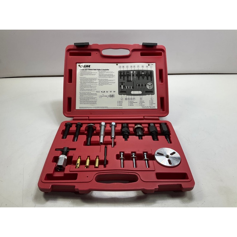 USED #38 - OEM TOOLS 27150 A/C Compressor Clutch Hub Removal Install Tool Set