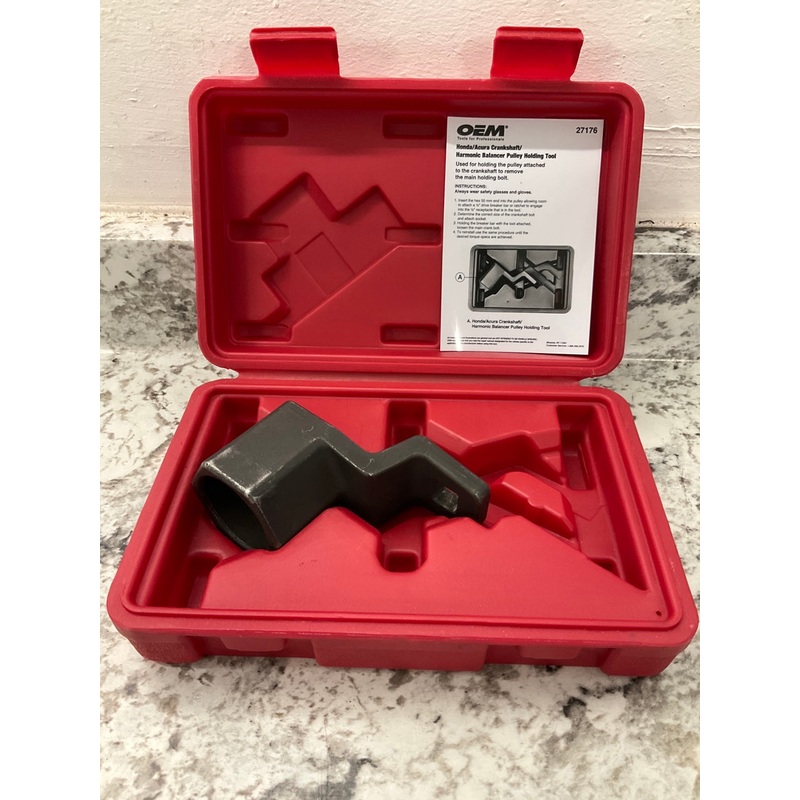 USED #4 - OEM Tools 27176 Crankshaft Damper Holding Tool For Honda / Acura
