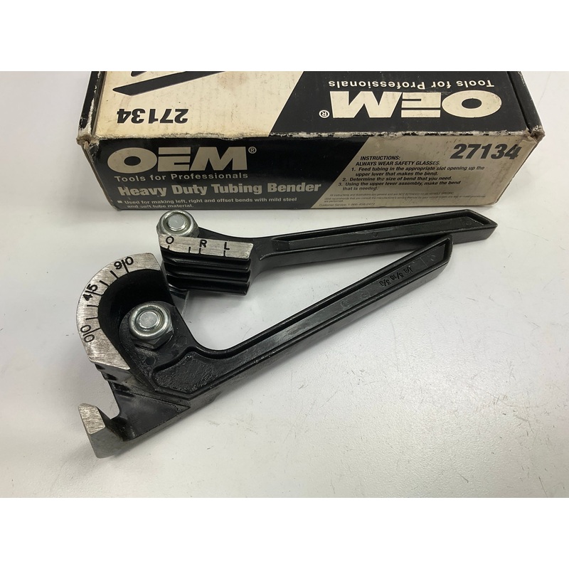 USED #5 OEM Tools 27134 Heavy Duty Tubing Bender 1/4'' 5/16'' 3/8'' Fuel Brake Line