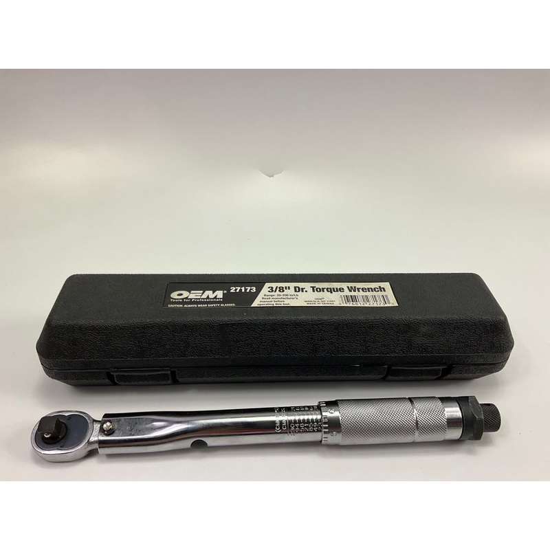 USED #5 - OEM Tools 27173 3/8'' Drive Click Style Torque Wrench 20-200 Inch/Lbs.