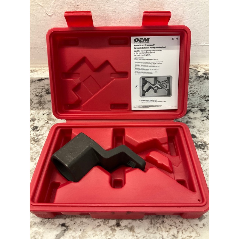 USED #5 - OEM Tools 27176 Crankshaft Damper Holding Tool For Honda / Acura