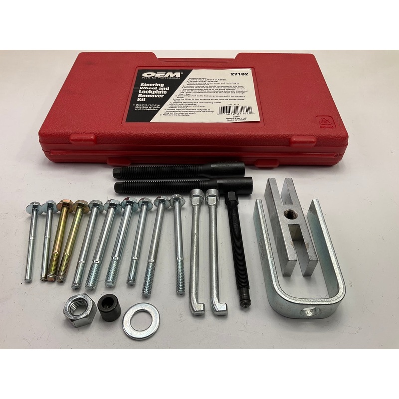 USED #5 - OEM TOOLS 27182 Steering Wheel Puller Set Removal Kit Lock Plate Tool