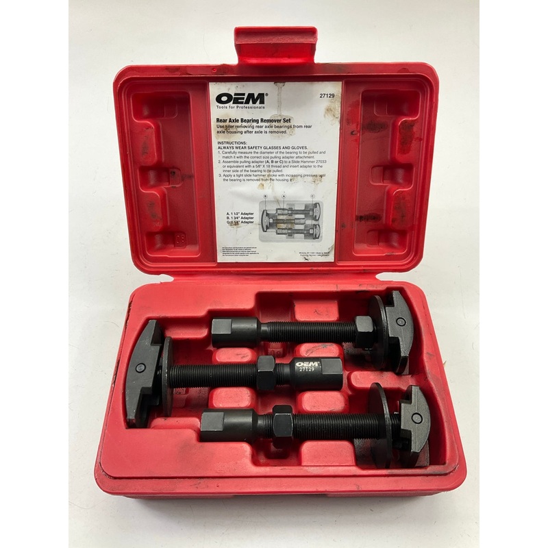 USED #6 OEM Tools 27129 Rear Axle Bearing Remover Tool Set