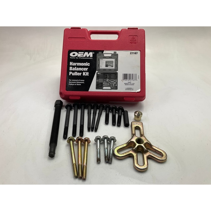 USED #6 - OEM TOOLS 27187 Harmonic Balancer Puller Tool Kit Set