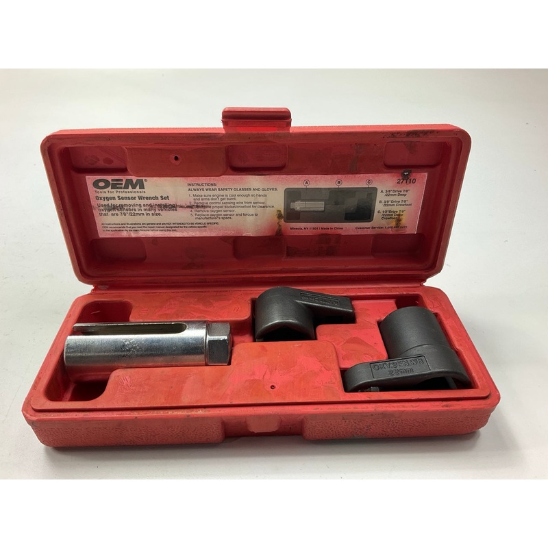 USED #7 - OEM Tools 27110 Oxygen Sensor Removal Socket Set 7/8'' (22mm) Tool