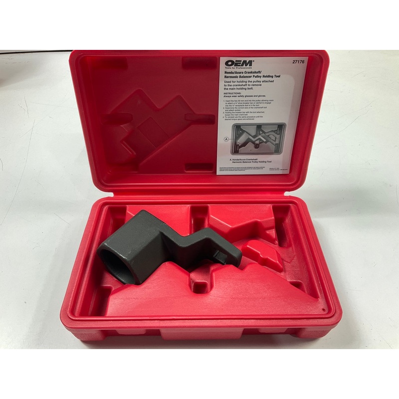 USED #7 - OEM Tools 27176 Crankshaft Damper Holding Tool For Honda / Acura