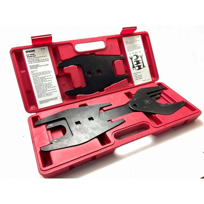 USED #12 OEM Tools 27186 9 Size Fan Clutch Wrench Set Remove From Water Pump