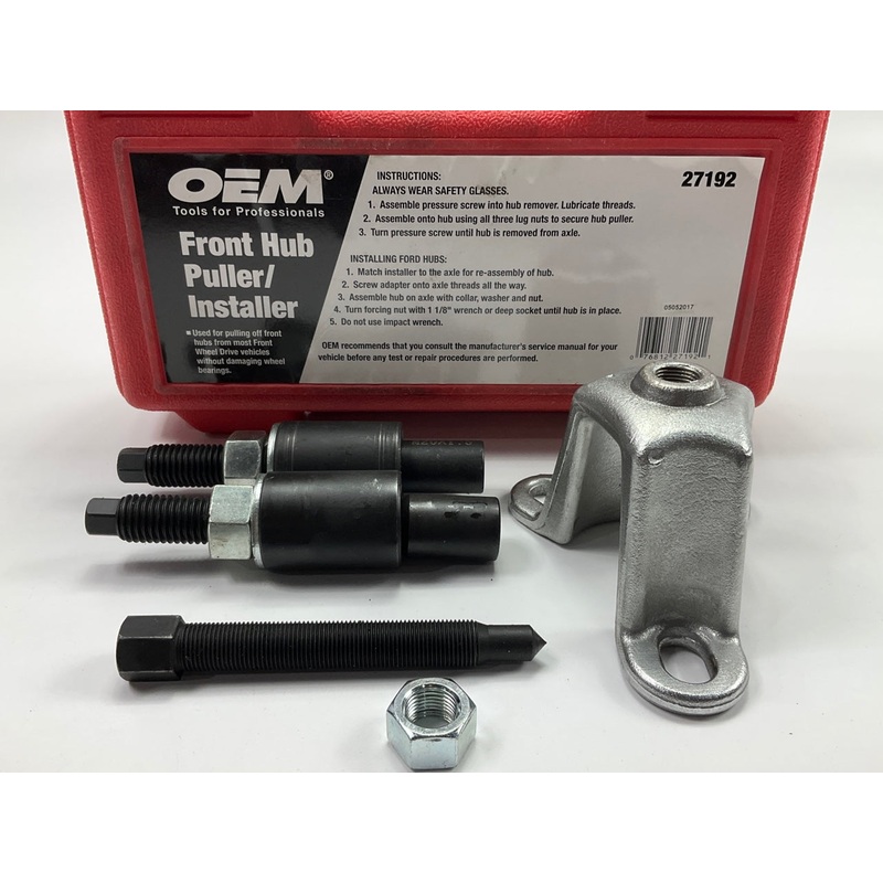 USED #12 OEM Tools 27192 Front Hub Puller Installer Front Wheel Drive Axle Shaft
