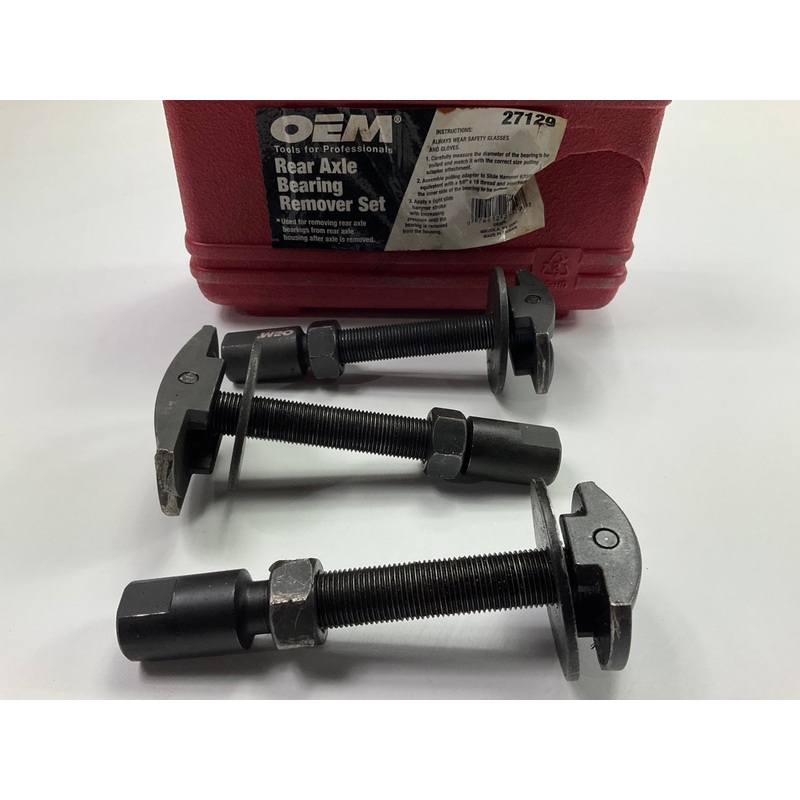 USED #14 - OEM Tools 27129 Rear Axle Bearing Remover Tool Set