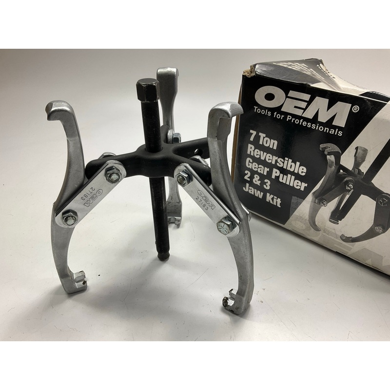 USED #14 - OEM Tools 27183 Reversible Puller, 2 & 3 Jaw, 7-Ton, 7'' Spread