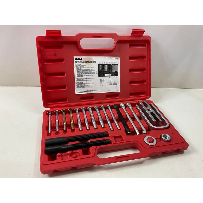 USED #16 - OEM TOOLS 27182 Steering Wheel Puller Set Removal Kit Lock Plate Tool