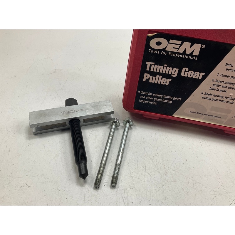 USED #17 - OEM TOOLS 27009 Timing Gear Puller Tool - Pull Timing Gears With Ease