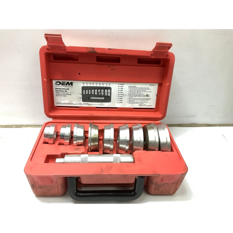 USED #17 - OEM Tools 27119 Bearing And Race Installer Tool Set, Seal Driver Set