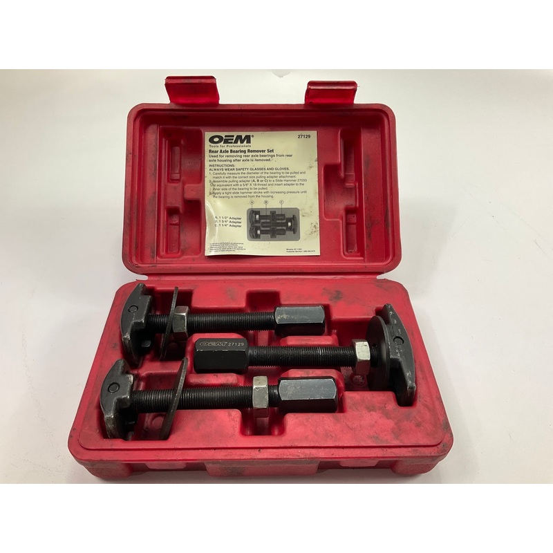 USED #17 OEM Tools 27129 Rear Axle Bearing Remover Tool Set