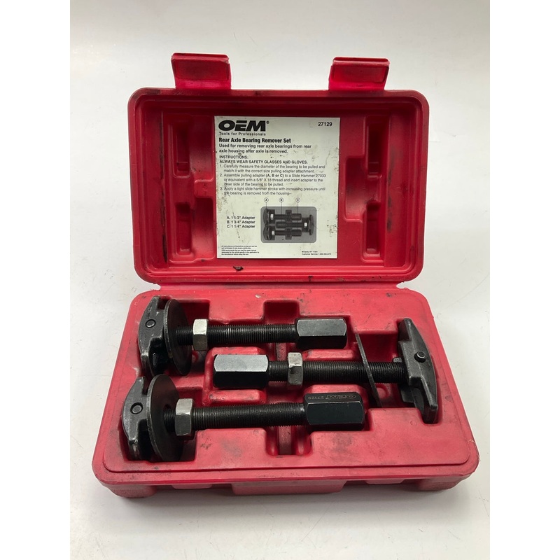 USED #18 OEM Tools 27129 Rear Axle Bearing Remover Tool Set