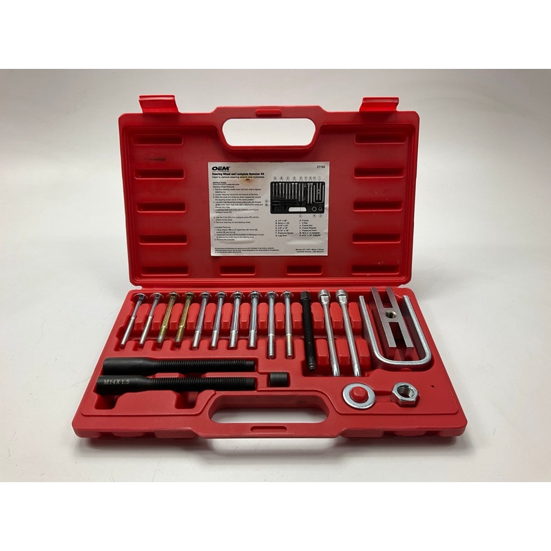 USED #18 - OEM TOOLS 27182 Steering Wheel Puller Set Removal Kit Lock Plate Tool