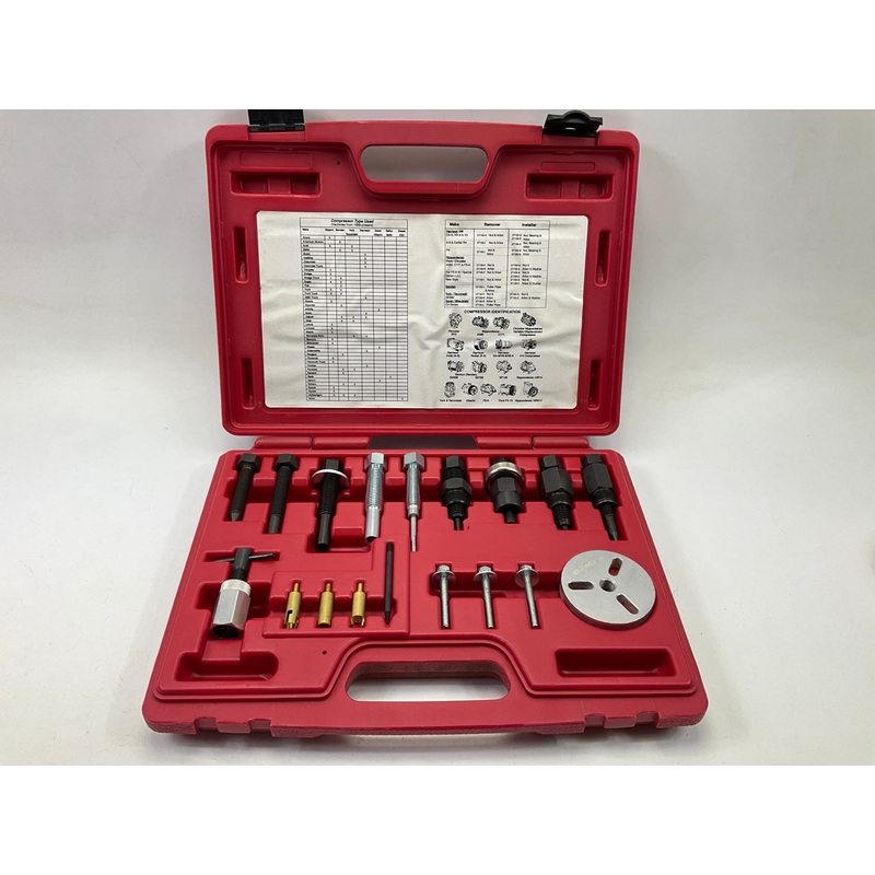 USED #19 OEM TOOLS 27150 A/C Compressor Clutch Hub Removal Install Tool Set Kit