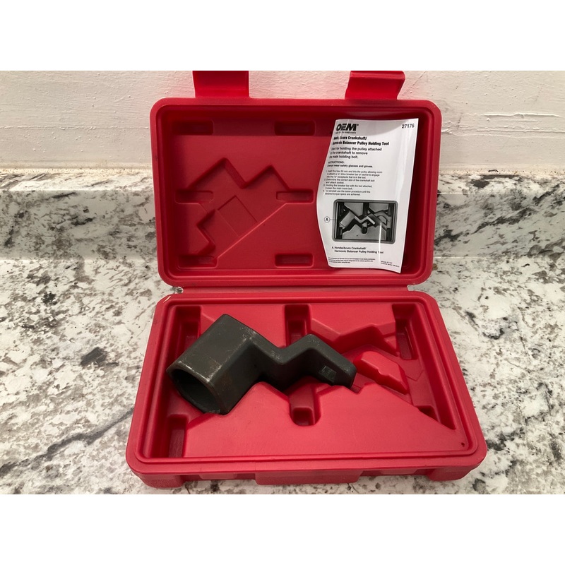 USED #2 - OEM Tools 27176 Crankshaft Damper Holding Tool For Honda / Acura