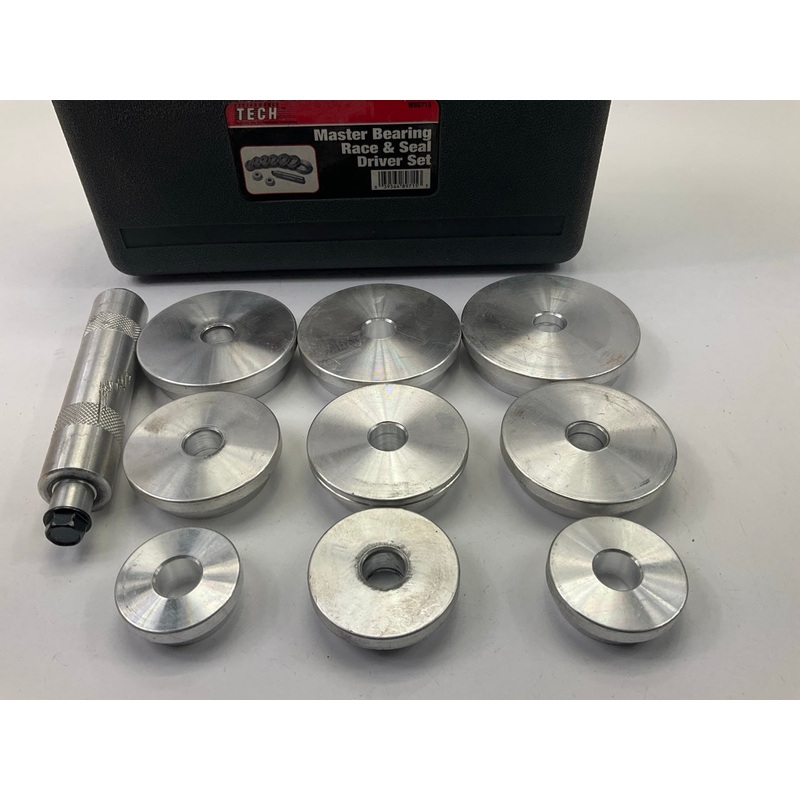 USED #2 - Performance Tool W89715 10 Piece Master Bearing Race & Seal Driver Set