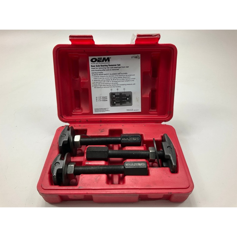 USED #20 OEM Tools 27129 Rear Axle Bearing Remover Tool Set