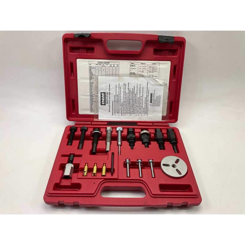 USED #20 OEM TOOLS 27150 A/C Compressor Clutch Hub Removal Install Tool Set Kit