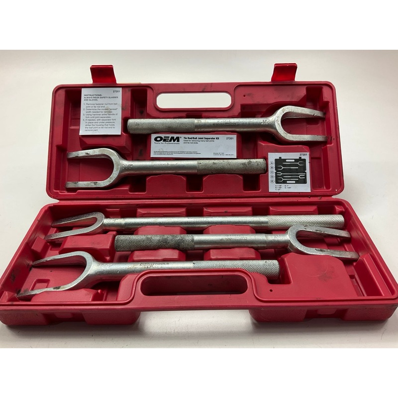 USED #21 OEM Tools 5-Piece Tie Rod Ball Joint Remover Separator Pickle Fork Tool