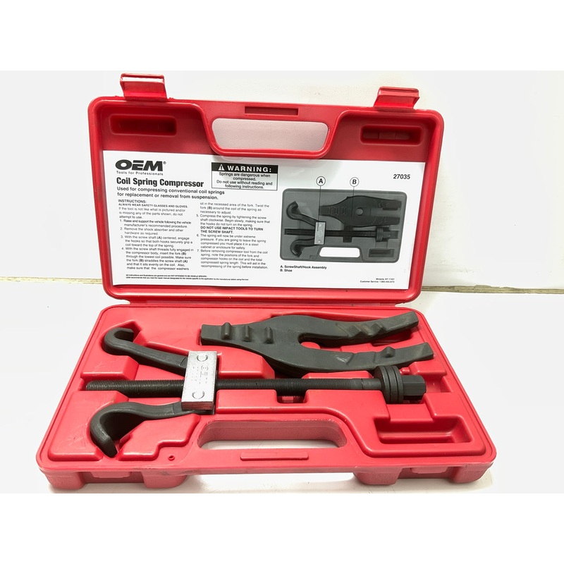 USED #22 - OEM TOOLS 27035 Coil Spring Compressor Tool