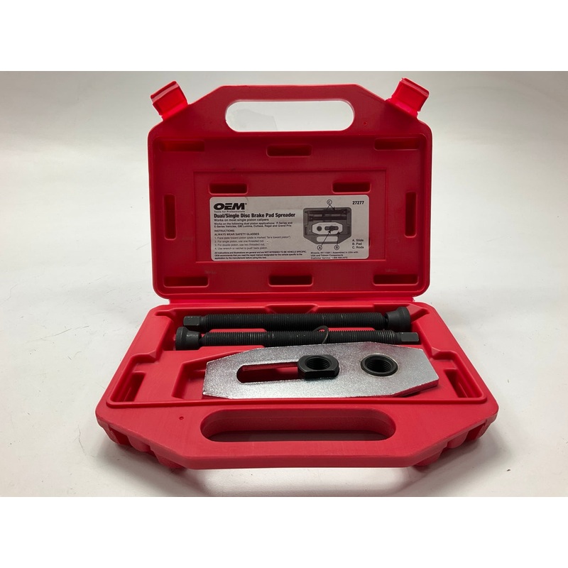 USED #22 - OEM Tools 27277 Dual / Single Disc Brake Caliper Piston Pad Spreader