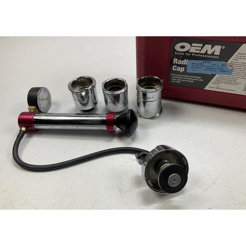 USED #24 - OEM TOOLS 27065 Radiator And Cap Tool Test Kit