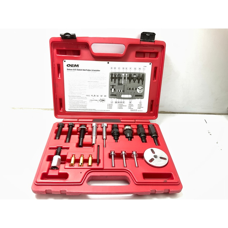 USED #24 - OEM TOOLS 27150 A/C Compressor Clutch Hub Removal Install Tool Set
