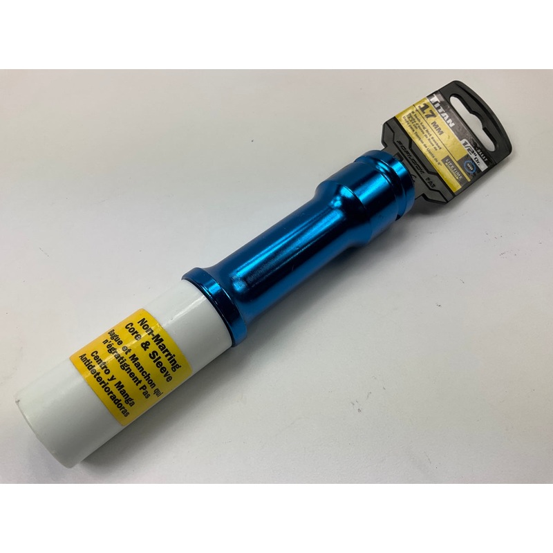 Titan 21117 1/2'' Drive XL Lug Nut Socket, 17mm