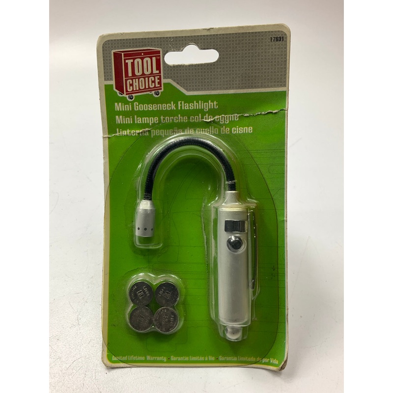 Tool Choice 17631 Mini Gooseneck Flashlight With 3-3/4'' Neck