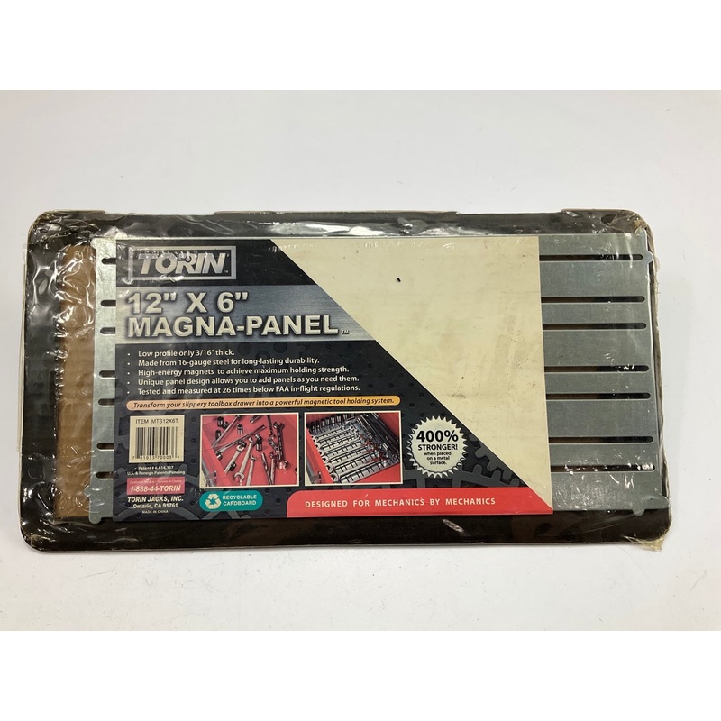Torin MTO12X6T Magnetic Tool Organizer Panel 12'' X 6'', Low Profile